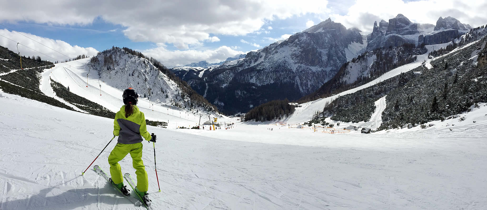 Ski slopes Dolomiti Superski