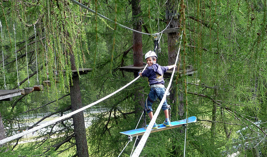 Adventure park Colfosco