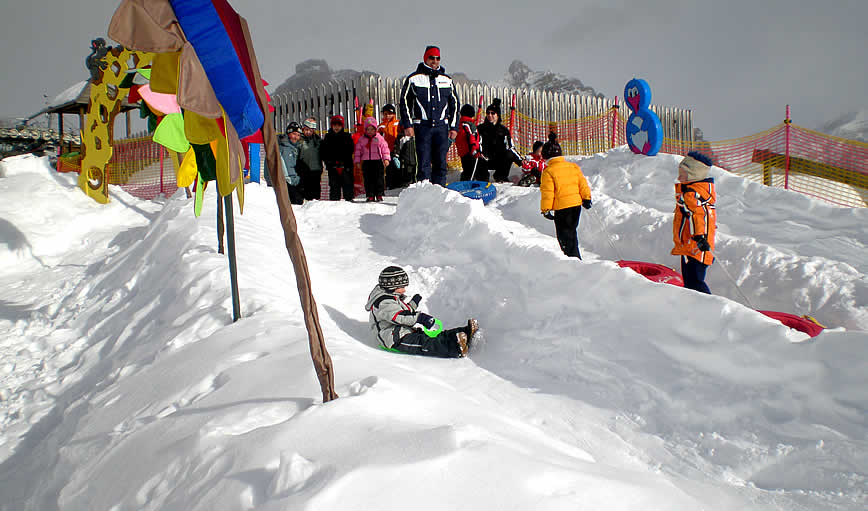 Spaß auf der Schnee